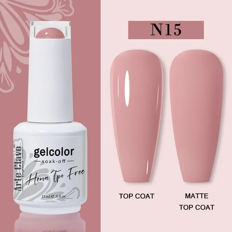 Arte Clavo HEMA TPO Soak Off UV LED Nail Gel Polish 108 Colors
