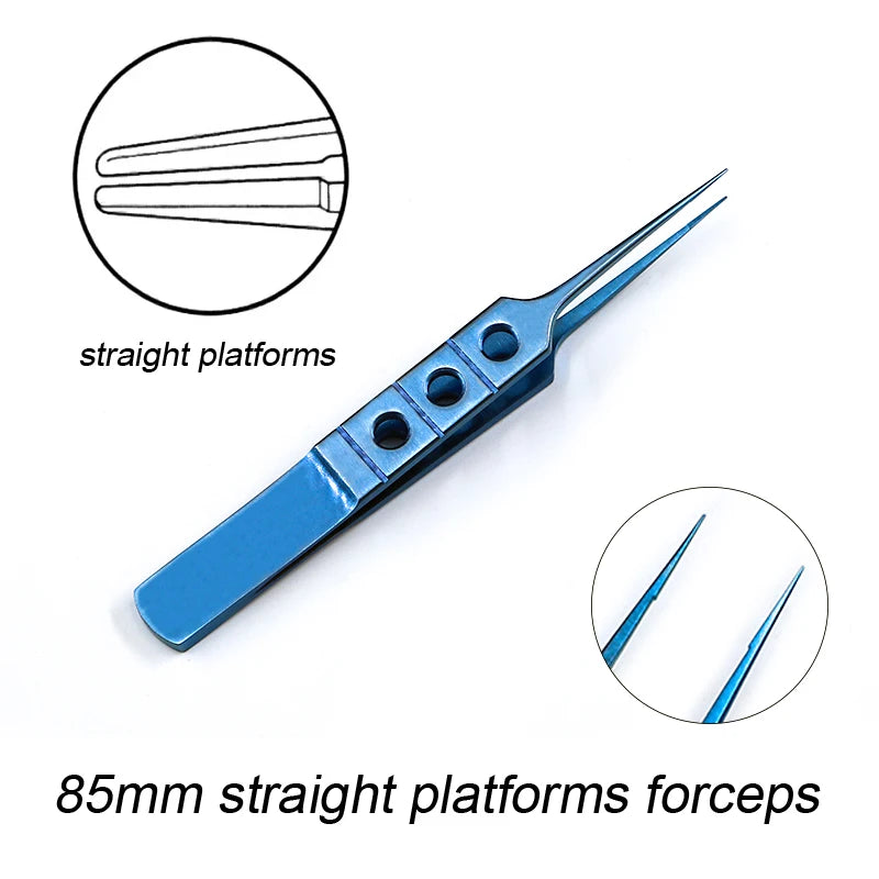 Tweezers Bonn Toothed Mcpherson Forceps Ophthalmic Corneal Qme k