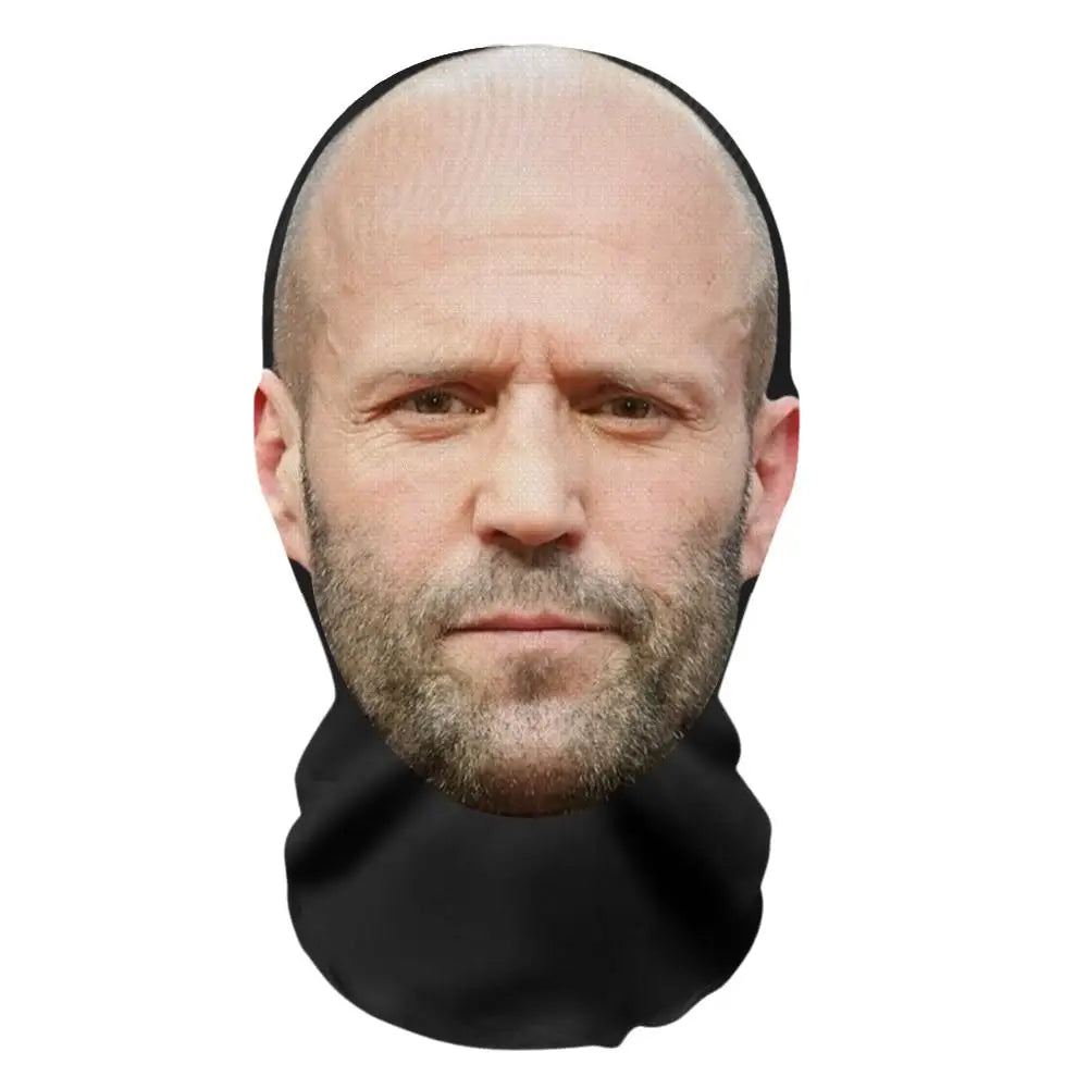 3D Printed Full Face Visual Mask Realistic Celebrity Performer Face Mask Props Costume For Party Supplies Cosplay Qme A