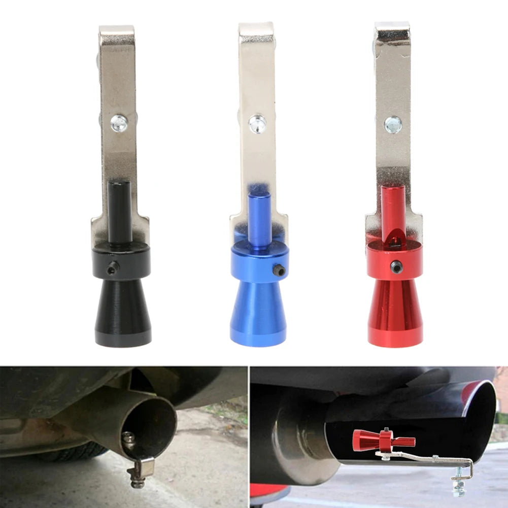 Practical Sound Simulator Portable Car Turbo Whistle Exhaust Pipe Whistle Muffler Blow Off Car Automobile Accessories Qme