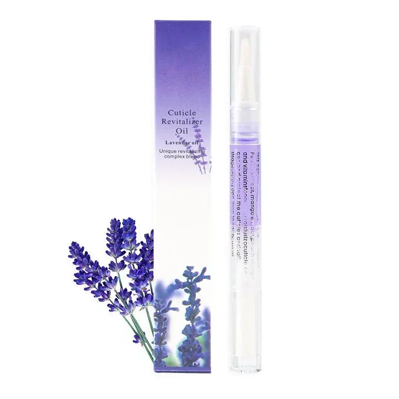 Nail Nutrition Oil Pen Prevent Agnail Nail Polish Anti-barb Nail Edge Oil Nail Treatment Cuticle Revitalizer Oil Nail Care Tools Qme lavender-1Pc