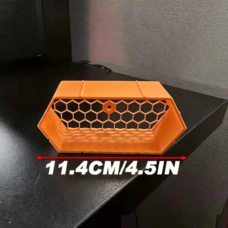 Car Model Display Stand Multi-Layer Durable Plastic Display Cabinet Storage Rack For Collectors Wall-Mounted Car Display Box Qme Orange