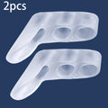 Toe Separators, Universal Fit for Men and Women, Multi-Purpose Foot Care for Various Foot Shapes, Comfortable Toe Straighteners Qme transparent 1pair