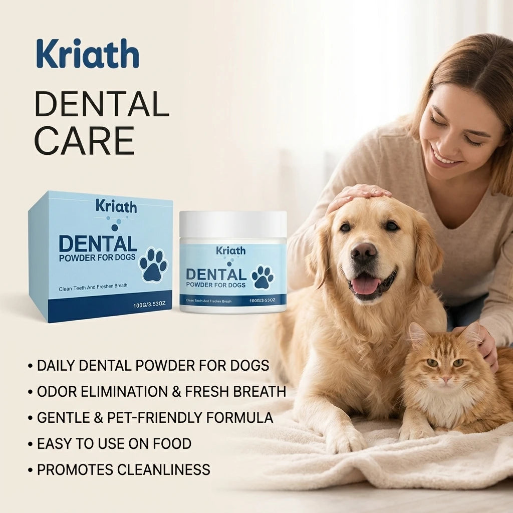 Pet Teeth Cleaning Powder Eliminates Bad Breath Remove Plaque Tartar Calculus Prevent Gum Inflammation Dogs Dental Care Powder Qme Default Title
