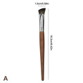 Wooden Handle Foundation Concealer Brush Triangle Premium Contour Qme A