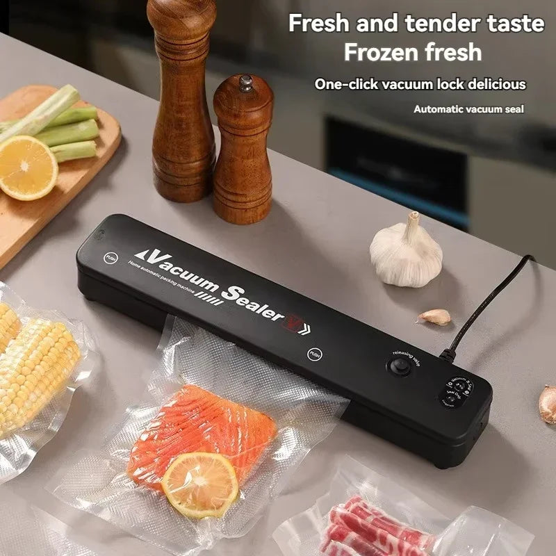 Food Sealing Portable Home Vacuum Kitchen Helper 220V Automatic Packaging Machine Food Vacuum Sealing Machine Qme