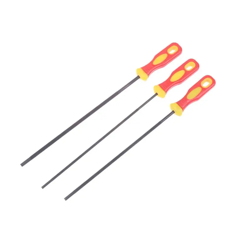 3/6Pcs Chainsaw File Hand Tools 4.0/4.8/5.5cm Sharpening Chainsaw Saw Chain Files Sharpener For Woodwork Qme Black 3pcs