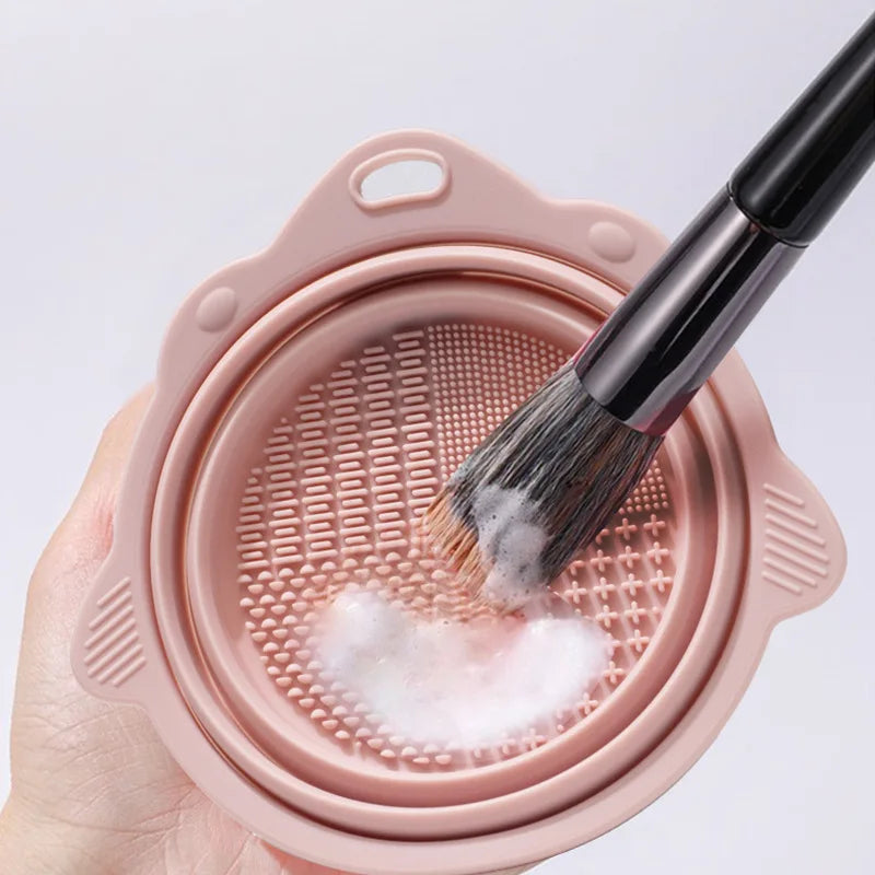 Makeup Brush Cleaner Carpet Cleaning Brushes Silicone Pad Cosmetic Qme