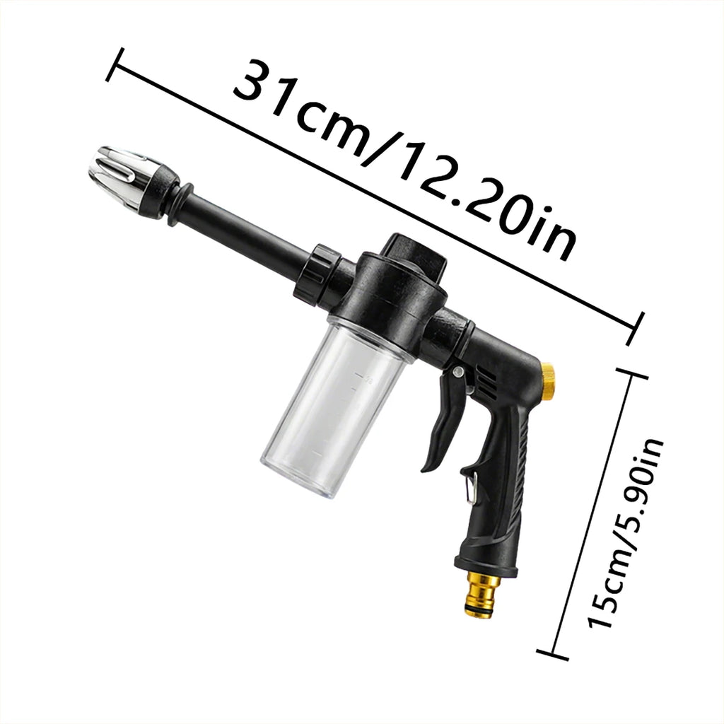 Pressure Car Washing Spray Gun Foam Bottle Multi-function Water Qme