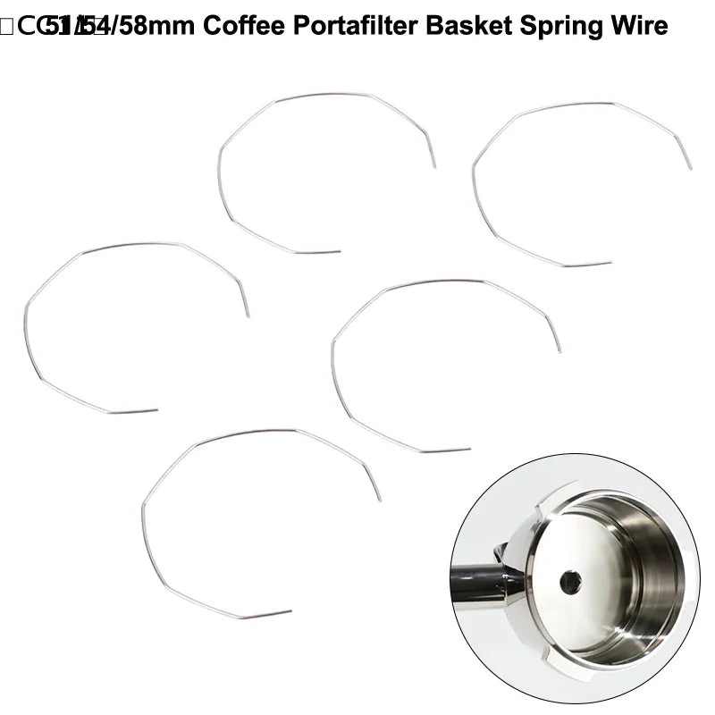 51 54 Coffee Portafilter Basket Spring Clip Ring Wire Breville Qme