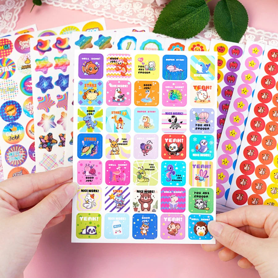 Reward Stickers 844 Encouragement Stickers-Motivational Teacher Classroom Reward Sticker Motivate students Family Reward Sticker Qme
