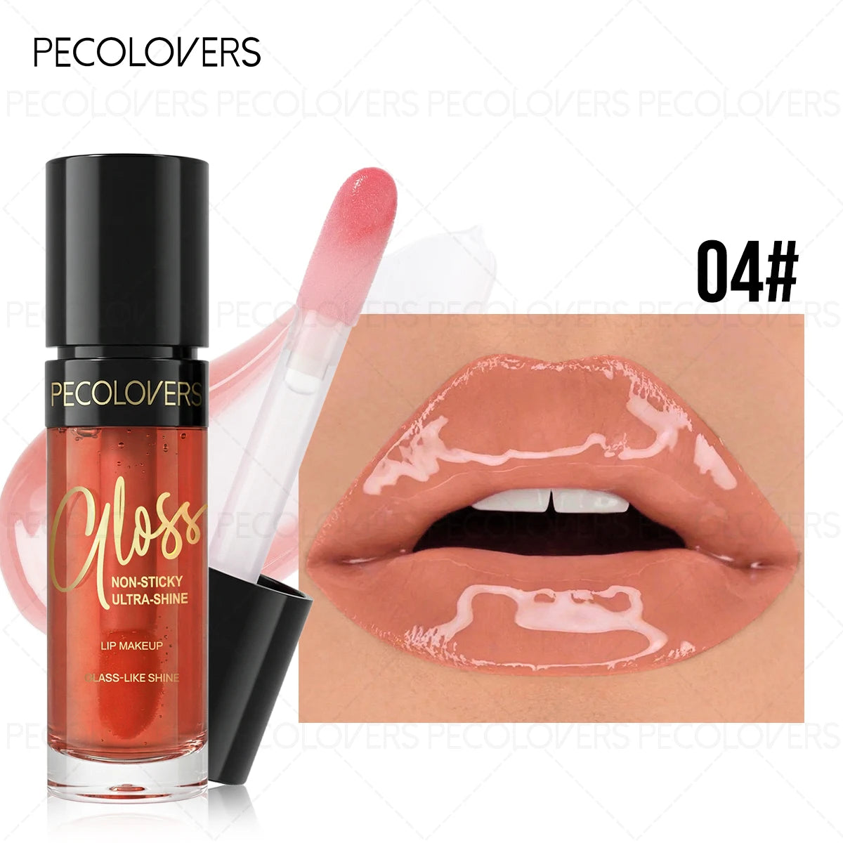 Moisturizing Colorful Lip Oil Gloss Shiny Glaze Hydrating Light Qme 04