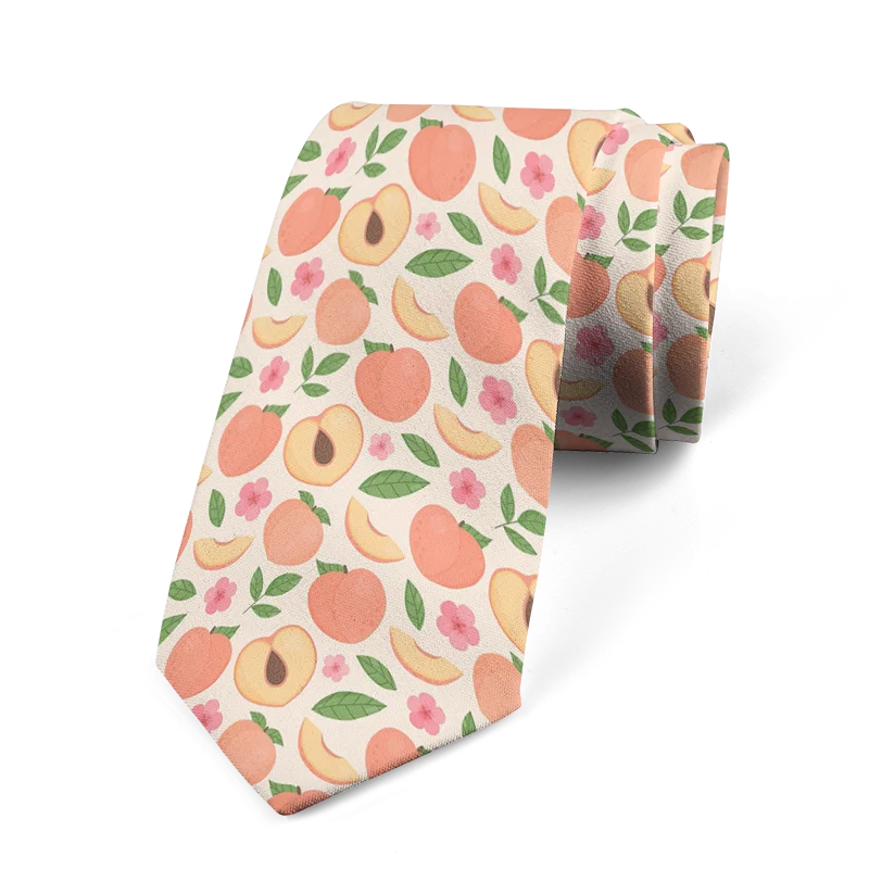 Funny Cartoon Fruit Printed Tie Men's Suit Personality Business Qme style7
