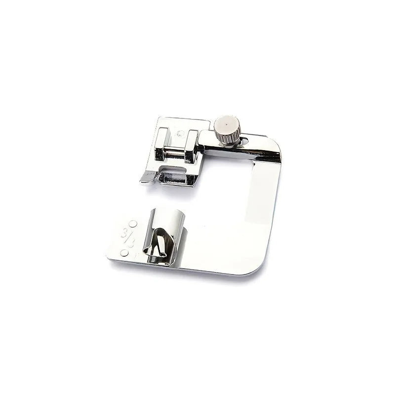Household Sewing Machine Presser Foot | Piping Foot Suitable for Brother Singer, Steel Material, Color Qme