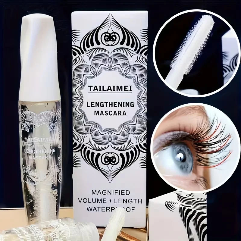 Transparent Lengthening Mascara 3D Enhanced Waterproof Nourishing Qme