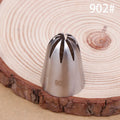 Stainless Steel Cake Decorating Tips Large Close Star Piping Nozzle Qme B