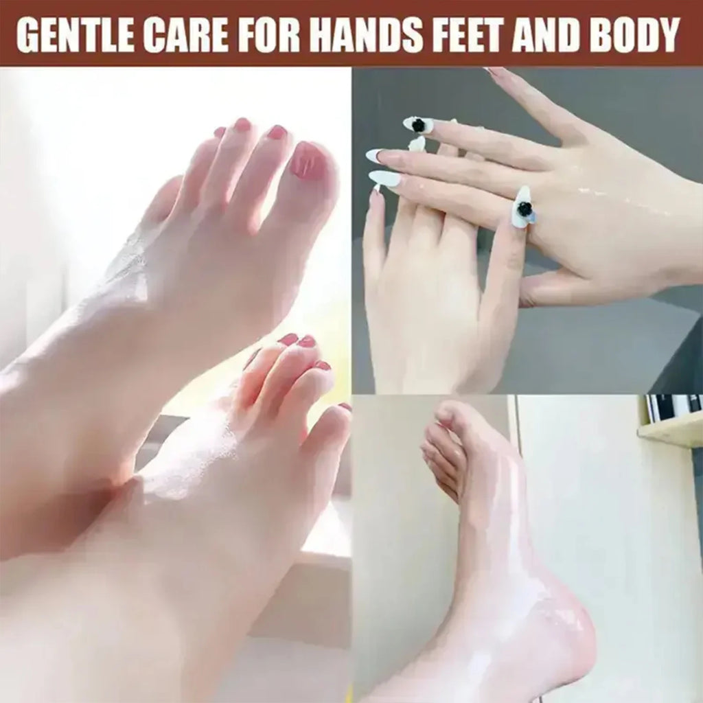 Tea Tree Oil Foot Cream with Aloe & Menthol - Moisturizes & Softens Skin with Hyaluronic Acid & Retinol Qme