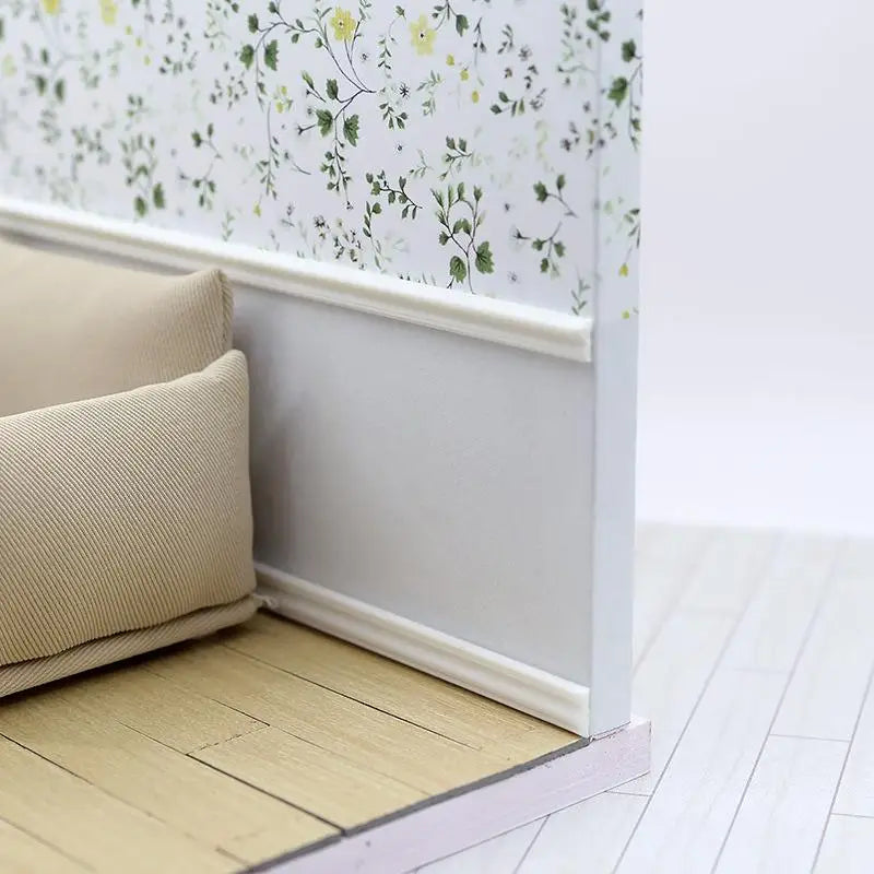 1 12 Dollhouse Miniature Skirting Line Mini Waistline Bathroom Living Qme