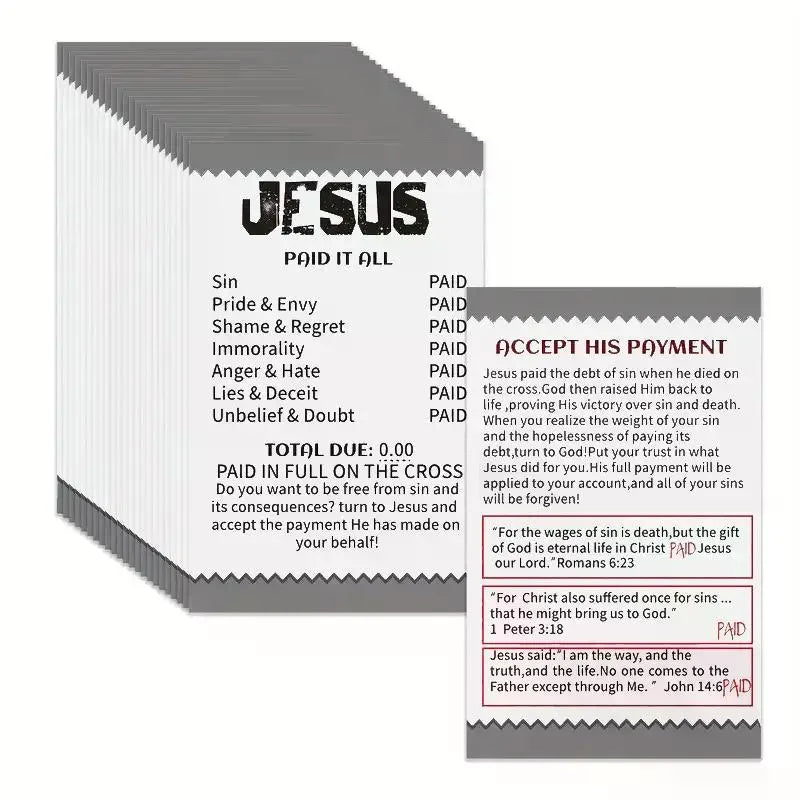 Pocket Little Jesus Bible Christian Tracts Non-fade Flyer Small Qme