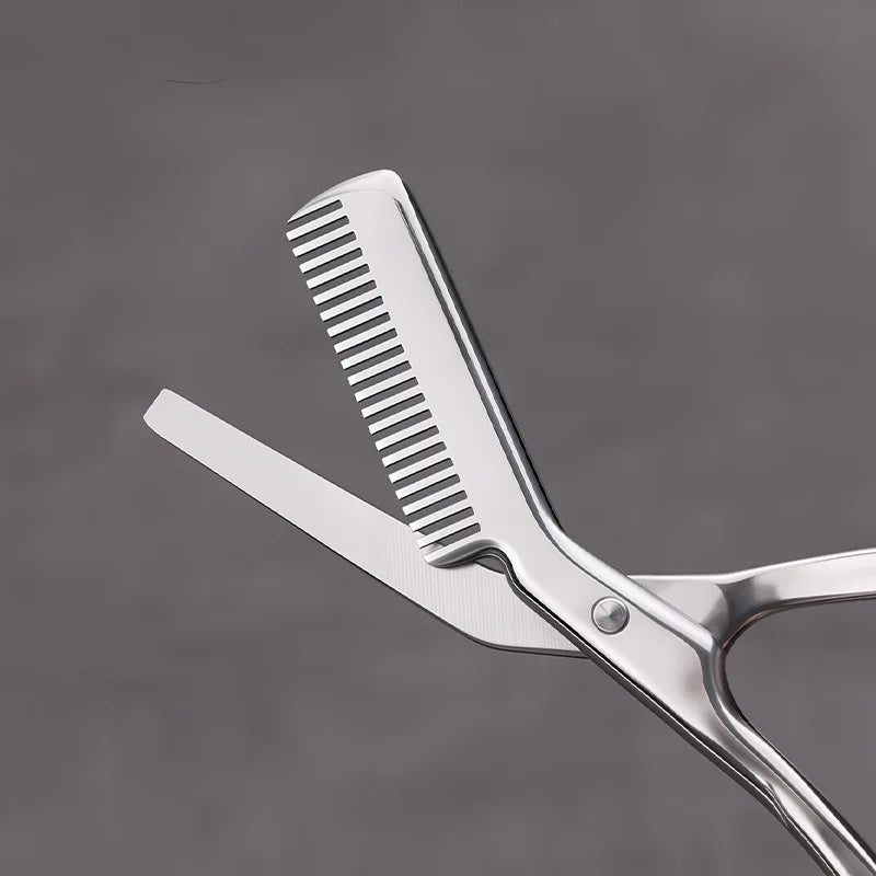 Stainless Steel Eyebrow Trimmer Scissors Precision Grooming Tool Men Qme