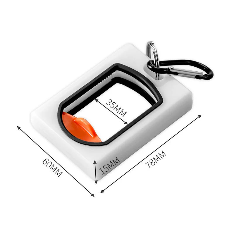 Square Cable Tie Organizer Fluorescent Cable Tie Organizer Portable Reusable Storage Cable Tie Holder Cable Tie Storage Tool Qme Square