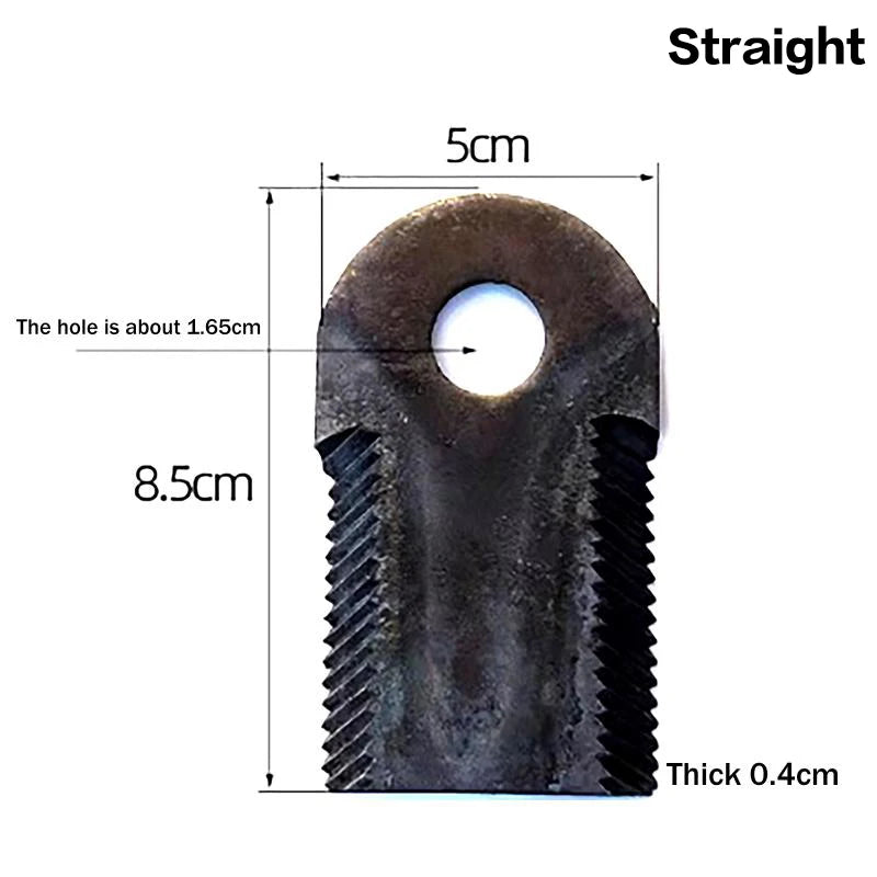 1PC Straw Returning Machine, Grass Shredder, Serrated Knife Hammer/Blade, Cart-type Lawn Mower Blade Accessories. Qme A2