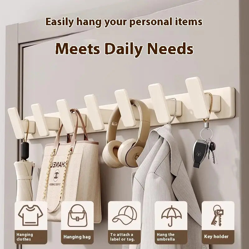 Drill-free Hanging Hook Wall Strong Self Adhesive Hanger Sticky Qme