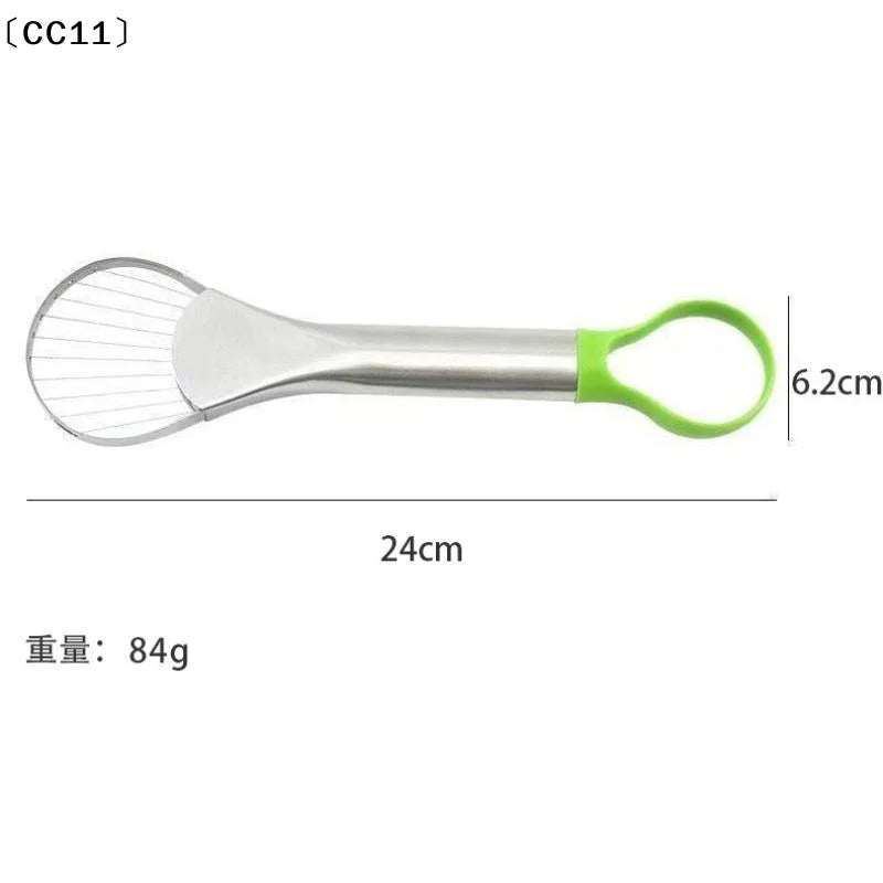 Avocado Knife Gadget Stainless Steel Cutter Kitchen Gadgets Fruit Qme