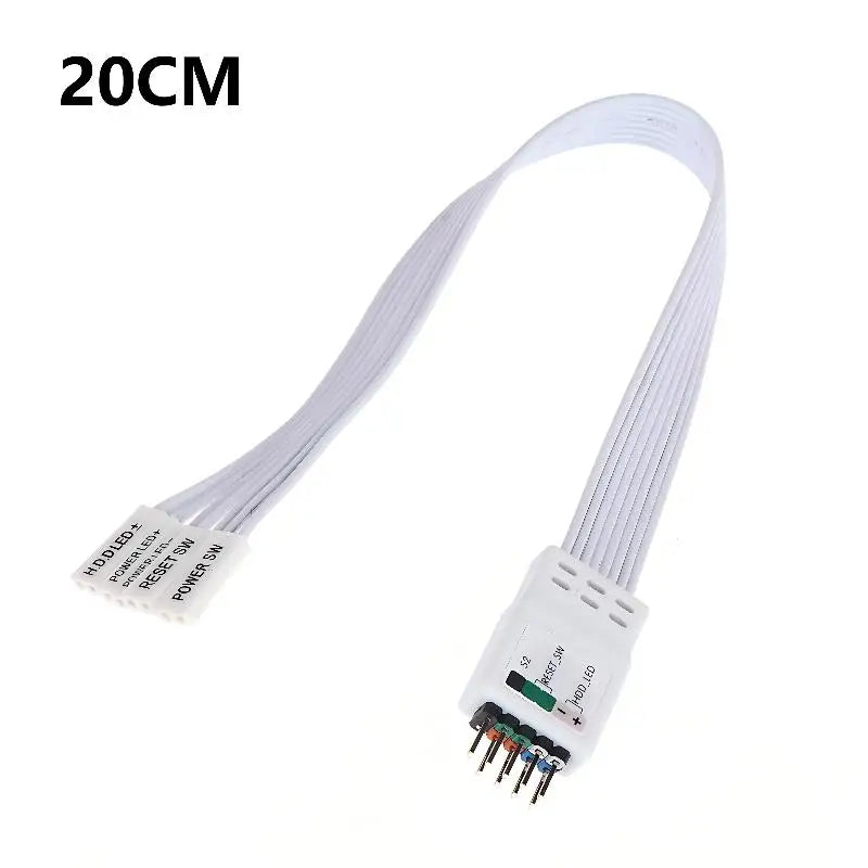 Motherboard Front Panel 9Pin F Adapter Cable Essential Tool Custom Qme 20cm