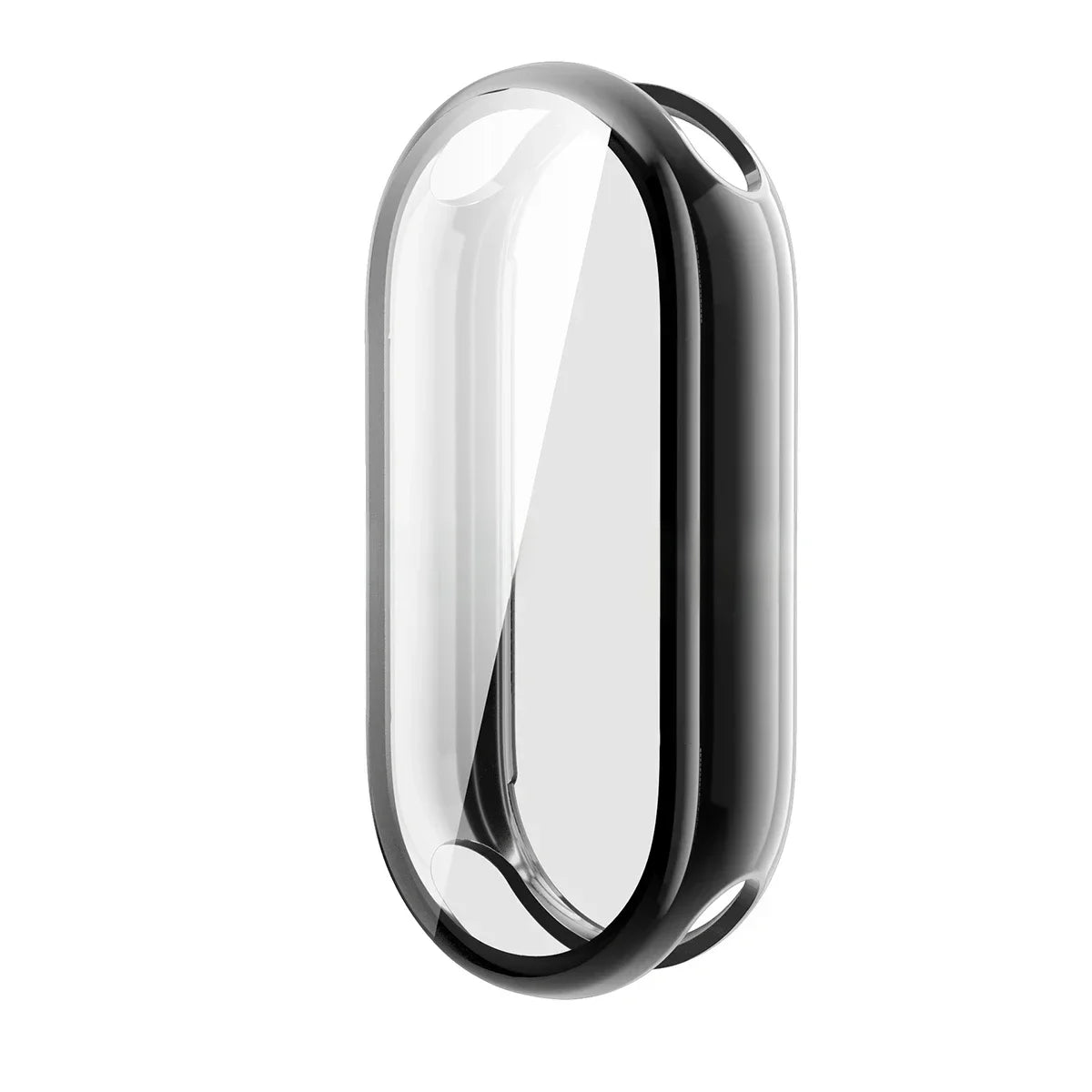For Xiaomi Mi Band 9 Full Cover PC Case For Xiaomi Mi Band 8 Screen Protector For Mi band8 Protective Case TPU Watch Case Qme Black for Mi Band 9