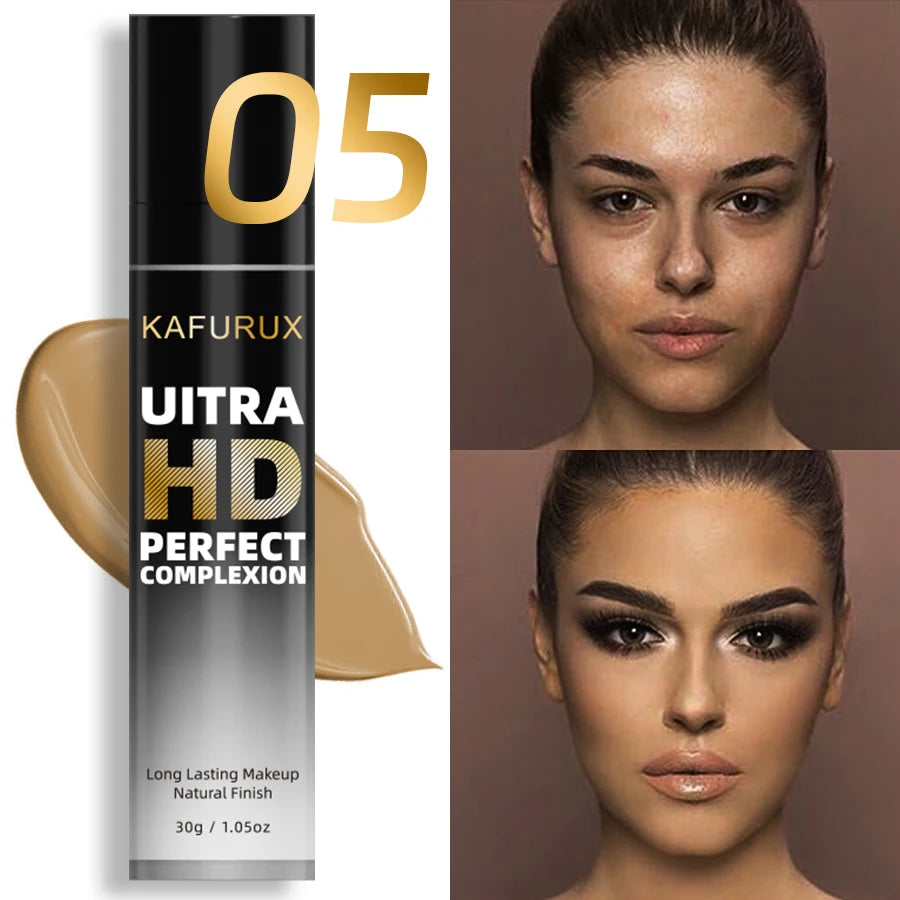 8-Color Face Foundation Cream Oil-control Matte Concealer Waterproof Qme 05