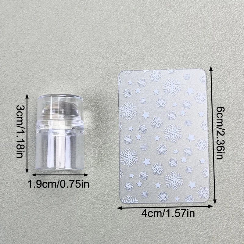 Erasable Mini Small Single Head Silicone Seal Nail Steel Plate Qme
