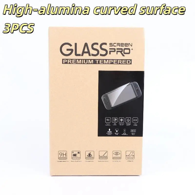 1 2 Tempered Glass Switch 9H HD Clear Anti-scratch Screen Protector Qme 3PCS A