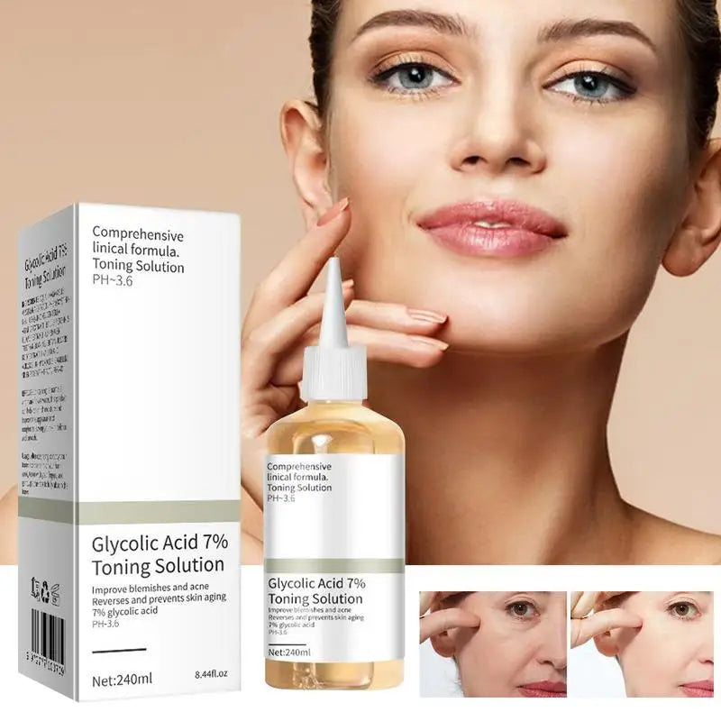 Glycolic Acid 7 Toning Solution Remove Acne Moisturize Skin Qme