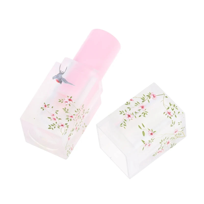 Small Square Lipstick Tube Empty Container Lip Balm Makeup Fresh Qme one size