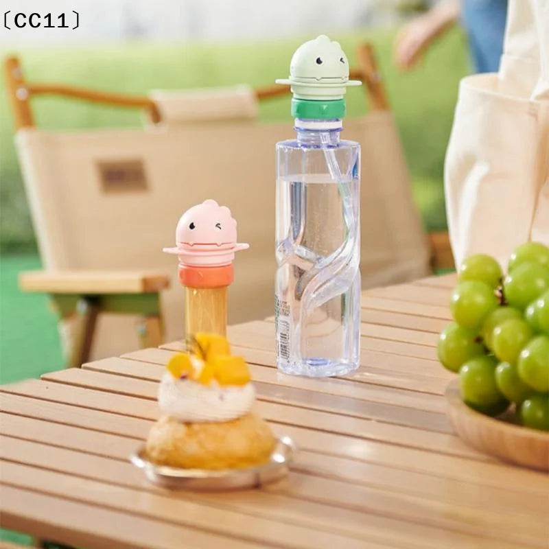 Mineral Water Bottle Cap Straw Converter Head Household Children's Qme