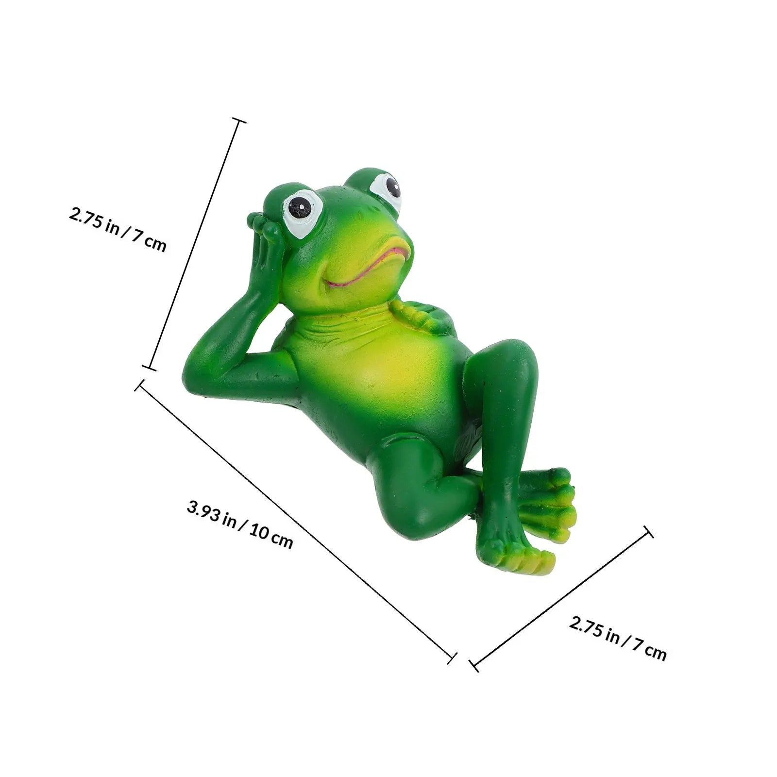 Resin Frog Garden Statue Outdoor Decor for Yard Patio Courtyard Lawn Balcony Adorable Playful Enchanting Realistic Detail Garden Qme