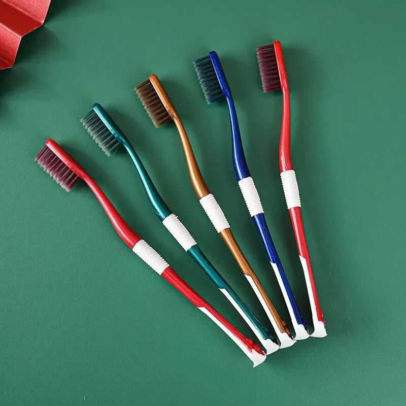 8 Packages Soft Fur Charcoal Toothbrush Couples Students Home Family Qme