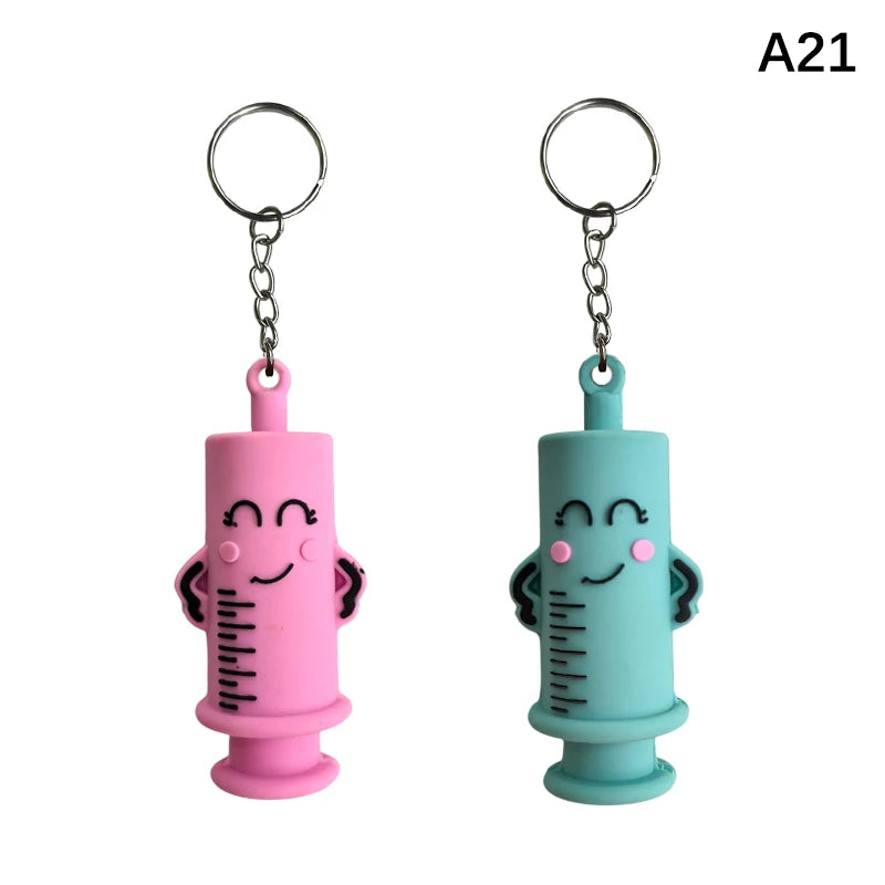 Shaped Ampoule Bottle Opener Keychain Rubber Cutter Aid Medication Vial Breaker Tool For Home Nurses And Doctors Qme A21