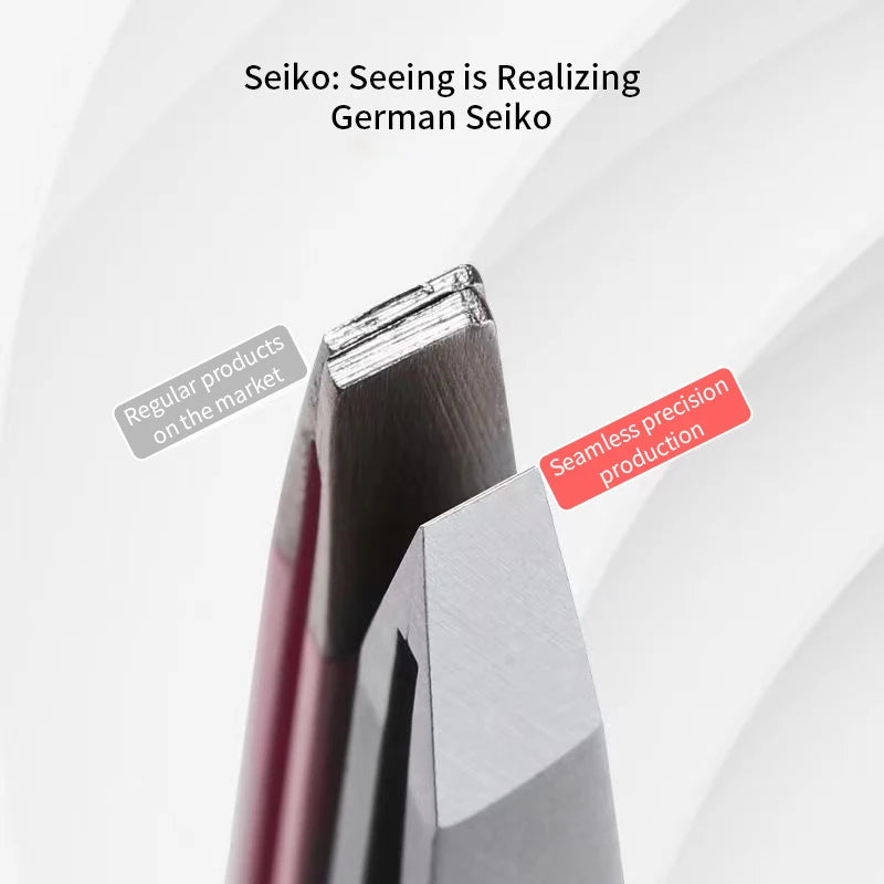 Eyebrow Tweezer Stainless Steel Slanted Eye Brow Clips Hair Removal Qme
