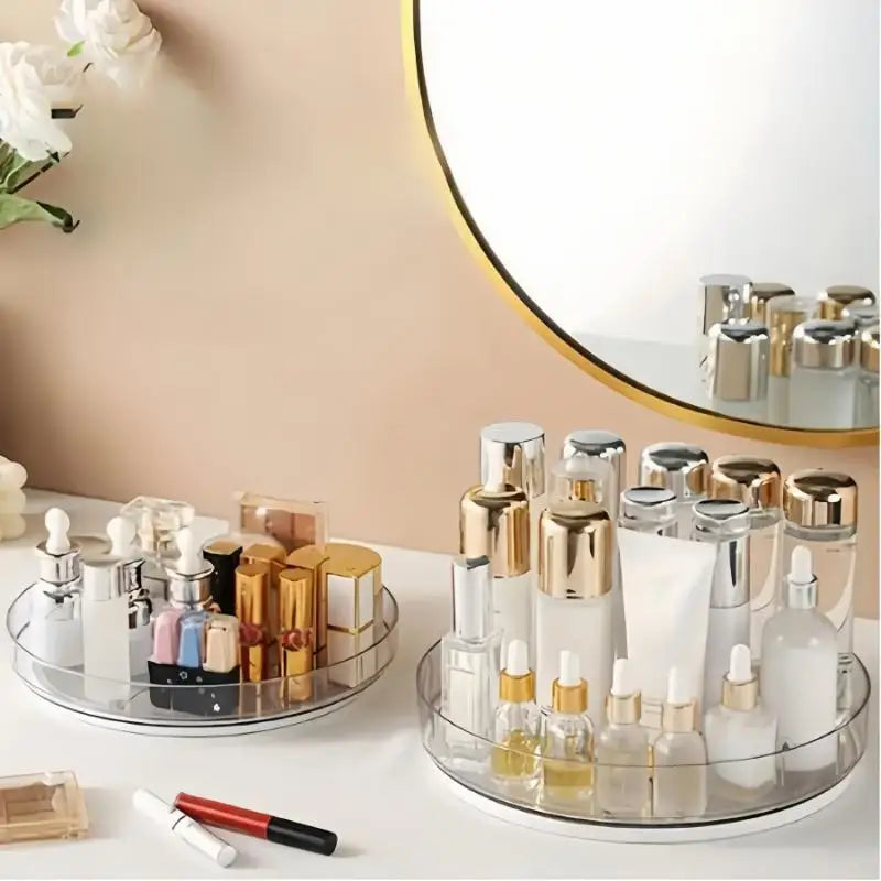 Kitchen Storage Rack Multi-layer Turntable Cosmetic Office Desktop Qme