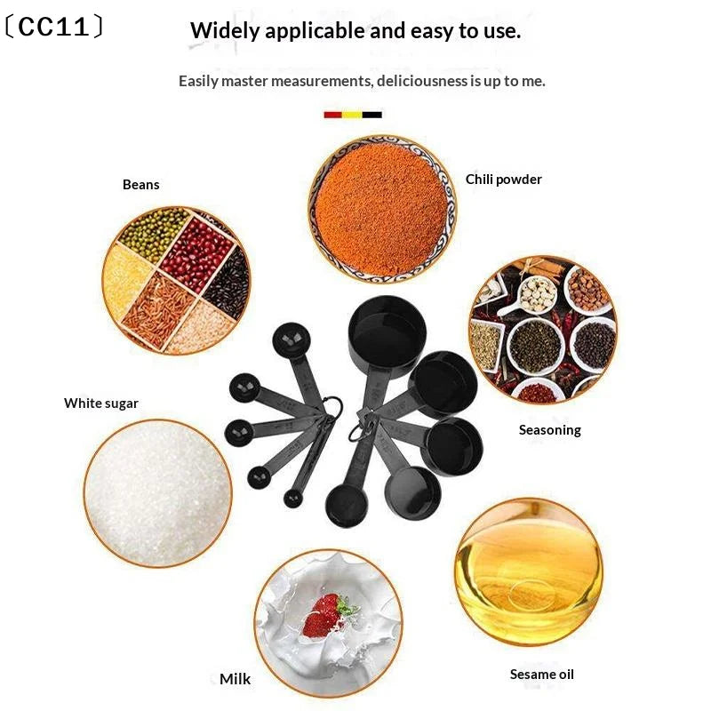 Measuring Tools Kitchen Spoons Teaspoon Sugar Scoop Cake Baking Flour Qme