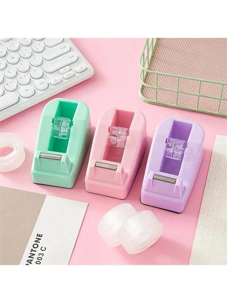 Macaron Adhesive Cutter Small Sticker Dispensing Machine Stationery Qme