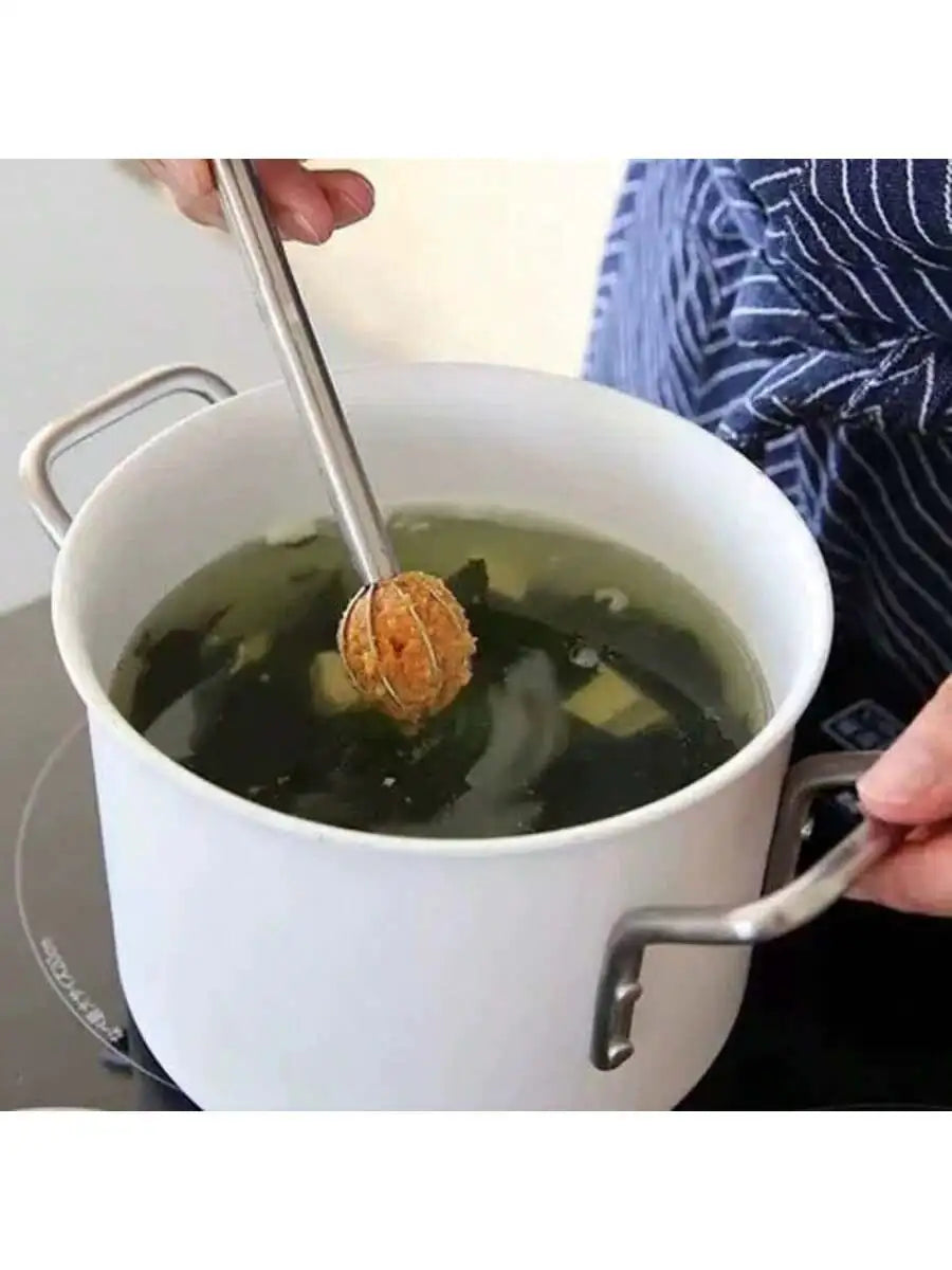 304 Stainless Steel Miso Sauce Mixing Spoon Double Head Measuring Qme