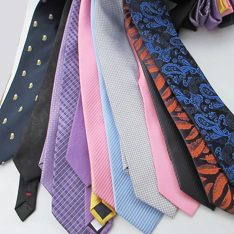Classic Stripe Silk Necktie Men Business Formal Wedding Tie Blue Qme