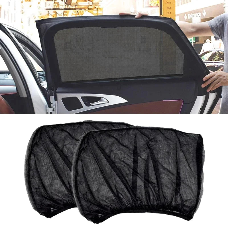 Car Sun Shade Styling Accessories Auto UV Protect Curtain Side Window Qme