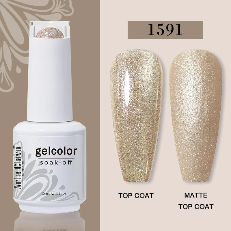 Arte Clavo Gel Varnishes Summer Semi-permanent Nails UV LED Lamp