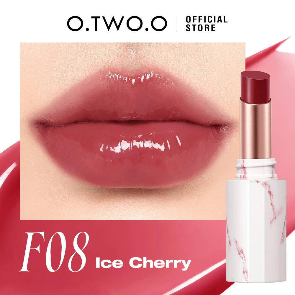 O TWO Glossy Lipstick Lip Tint Mirror Ice-film 24h Moisturize Nourish Qme F08 China Mainland Full Size