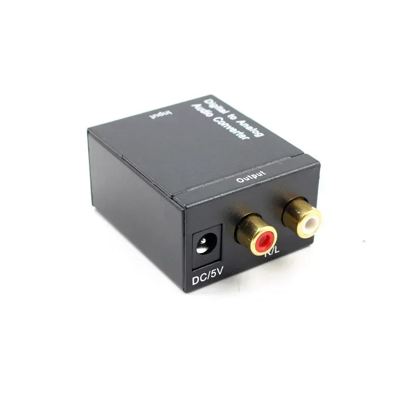 1080P Resolution Audio Converter Decoder for Audio Line, Coaxial/digital Fiber To Analog Qme