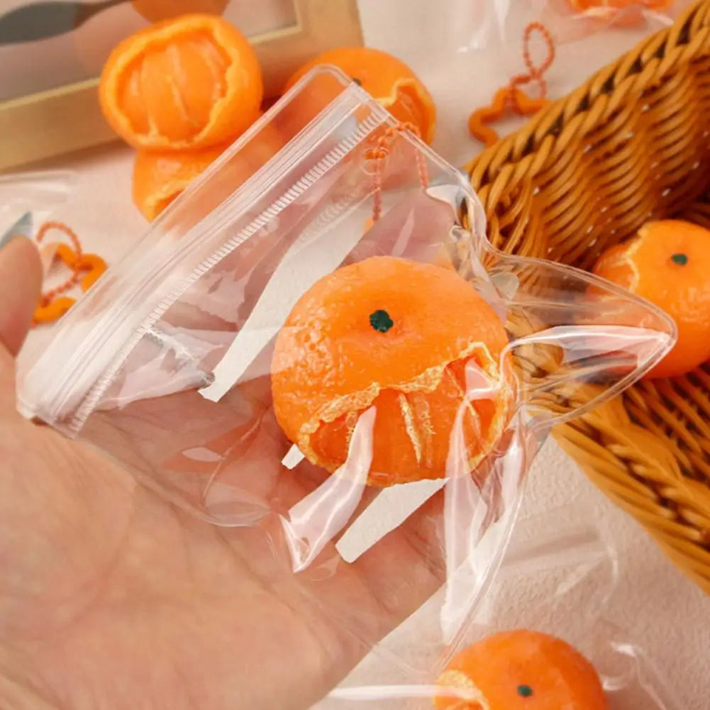 Orange Fruit Magic Tool Stress Relief Squishy Toy Squeeze Kids Adult Qme